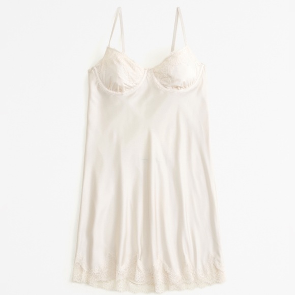 Abercrombie & Fitch Other - Abercrombie Lace Trimmed Silk Nightgown